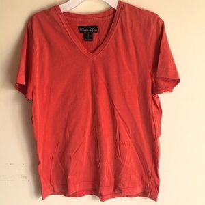 Mod-o-doc orange v-neck tee